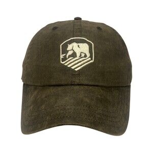 The Normal Brand Waxed Outdoor Hat StrapBack Baseball Cap EUC Adjustable